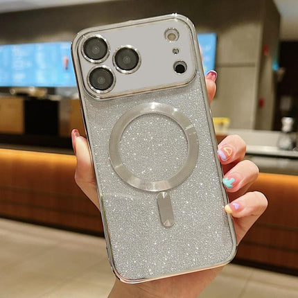 Glitter Electroplating MagSafe TPU Phone Case, For iPhone 17e / 16e, For iPhone 17 Pro Max, For iPhone 17 Pro