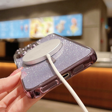 Glitter Electroplating MagSafe TPU Phone Case, For iPhone 14 Pro, For iPhone 14 Pro Max, For iPhone SE 2022 / 7 / 8