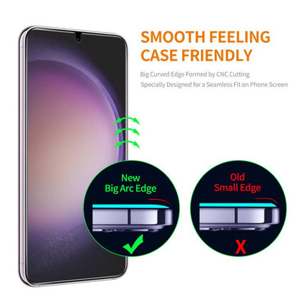 ENKAY 0.18mm High Aluminum-silicon Tempered Glass Film, Support Ultrasonic Fingerprint Unclock, For Samsung Galaxy S26+ 5G, For Samsung Galaxy S26 Ultra 5G, For Samsung Galaxy S26 5G, For Samsung Galaxy S25 Edge 5G, For Samsung Galaxy S25 Ultra 5G     ...