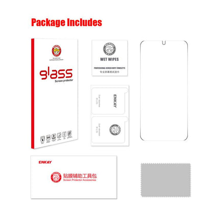 ENKAY 0.18mm High Aluminum-silicon Tempered Glass Film, Support Ultrasonic Fingerprint Unclock, For Samsung Galaxy S26+ 5G, For Samsung Galaxy S26 Ultra 5G, For Samsung Galaxy S26 5G, For Samsung Galaxy S25 Edge 5G, For Samsung Galaxy S25 Ultra 5G     ...