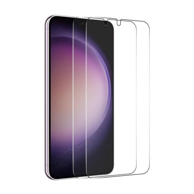 2pcs ENKAY 0.18mm High Aluminum-silicon Tempered Glass Film, Support Ultrasonic Fingerprint Unclock, For Galaxy S26 FE 5G, For Galaxy S26+ 5G, For Galaxy S26 Ultra 5G, For Galaxy S26 5G, For Galaxy S24 Ultra 5G, For Galaxy S24+ 5G, For Galaxy S24 5G