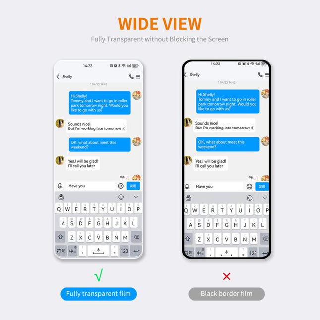 2pcs ENKAY 9H Big Arc Edge High Aluminum-silicon Tempered Glass Film, For Nothing Phone 4a / 4a Pro, For Nothing Phone 3a Lite, For Nothing CMF Phone 2 Pro, For Nothing CMF Phone 1, For Nothing Phone 2a