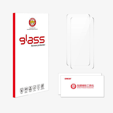2pcs ENKAY 9H Big Arc Edge High Aluminum-silicon Tempered Glass Film, For Nothing Phone 4a / 4a Pro, For Nothing Phone 3a Lite, For Nothing CMF Phone 2 Pro, For Nothing CMF Phone 1, For Nothing Phone 2a
