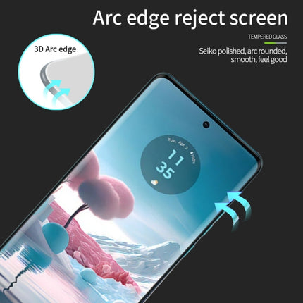 PINWUYO 9H 3D Hot Bending Tempered Glass Film, For Motorola Moto Edge 40 Neo