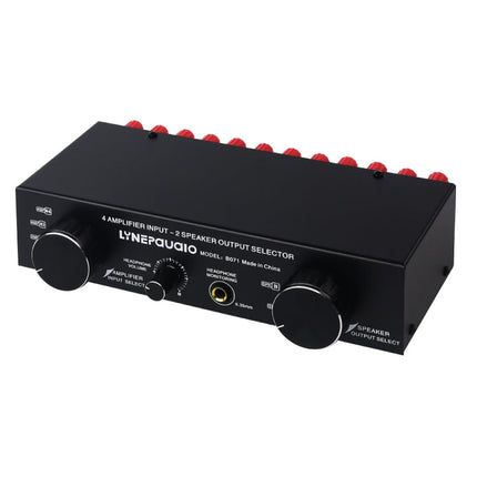 4 Input 2 Output or 2 In 4 Out Power Amplifier Speaker Selector Switcher, 4 Input 2 Output or 2 In 4 Out