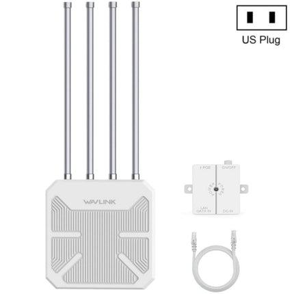 WAVLINK WN573HX3 AX3000 Waterproof Outdoor WiFi Wireless Outdoor Dual Band Router, US Plug, UK Plug, EU Plug, AU Plug