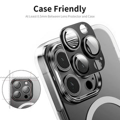 ENKAY Anti-reflection Camera Lens Aluminium Alloy Tempered Glass Film, For iPhone 16 Pro / 16 Pro Max