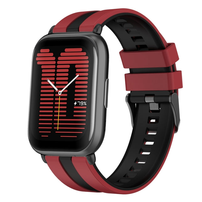 20mm Two-Color Sports Silicone Watch Band, For Amazfit Active