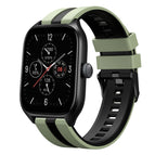 For Amazfit GTS 4 / Light Green+Black