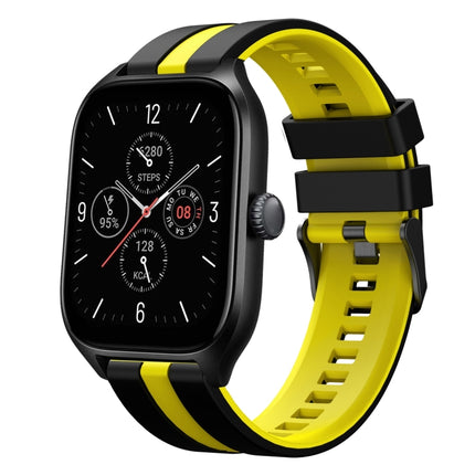 20mm Two-Color Sports Silicone Watch Band, For Amazfit GTS 4