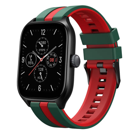 20mm Two-Color Sports Silicone Watch Band, For Amazfit GTS 4