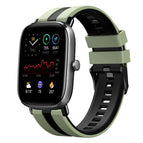 For Amazfit GTS 4 Mini / Light Green+Black