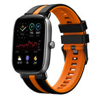 For Amazfit GTS 4 Mini / Black+Orange