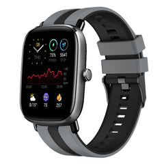 20mm Two-Color Sports Silicone Watch Band, For Amazfit GTS 4 Mini