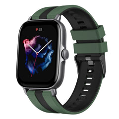 20mm Two-Color Sports Silicone Watch Band, For Amazfit GTS 3