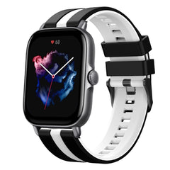 20mm Two-Color Sports Silicone Watch Band, For Amazfit GTS 3