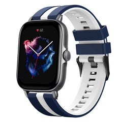 20mm Two-Color Sports Silicone Watch Band, For Amazfit GTS 3