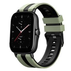 20mm Two-Color Sports Silicone Watch Band, For Amazfit GTS 2E