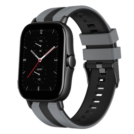 20mm Two-Color Sports Silicone Watch Band, For Amazfit GTS 2E