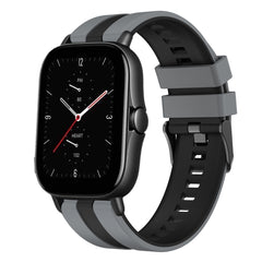 20mm Two-Color Sports Silicone Watch Band, For Amazfit GTS 2E