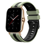 For Amazfit GTS 2 / Light Green+Black