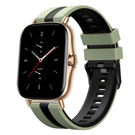20mm Two-Color Sports Silicone Watch Band, For Amazfit GTS 2