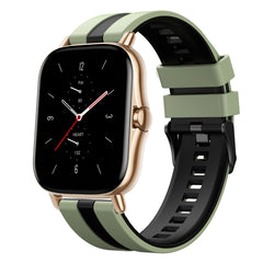 20mm Two-Color Sports Silicone Watch Band, For Amazfit GTS 2