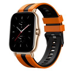 20mm Two-Color Sports Silicone Watch Band, For Amazfit GTS 2