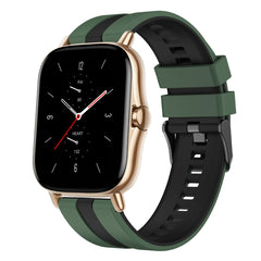 20mm Two-Color Sports Silicone Watch Band, For Amazfit GTS 2