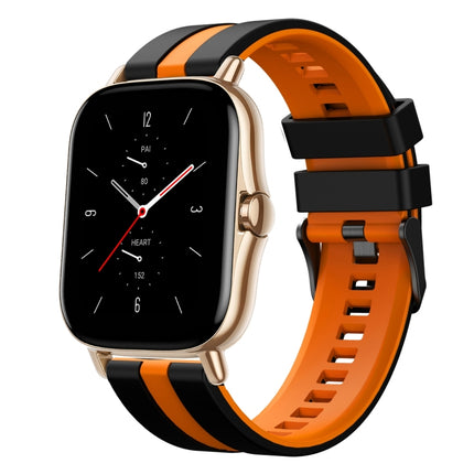 20mm Two-Color Sports Silicone Watch Band, For Amazfit GTS 2