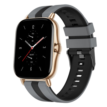 20mm Two-Color Sports Silicone Watch Band, For Amazfit GTS 2