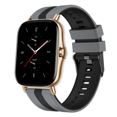 20mm Two-Color Sports Silicone Watch Band, For Amazfit GTS 2