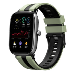 20mm Two-Color Sports Silicone Watch Band, For Amazfit GTS 2 Mini