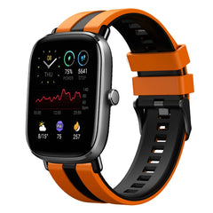 20mm Two-Color Sports Silicone Watch Band, For Amazfit GTS 2 Mini