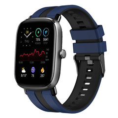 20mm Two-Color Sports Silicone Watch Band, For Amazfit GTS 2 Mini