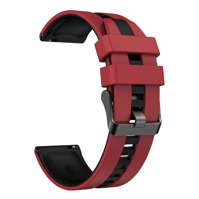 20mm Two-Color Sports Silicone Watch Band, For Amazfit Pop Pro