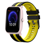 For Amazfit Pop Pro / Black+Yellow