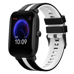 20mm Two-Color Sports Silicone Watch Band, For Amazfit Pop