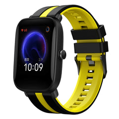 20mm Two-Color Sports Silicone Watch Band, For Amazfit Pop