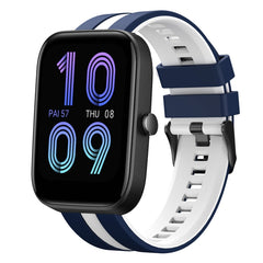 20mm Two-Color Sports Silicone Watch Band, For Amazfit Bip3