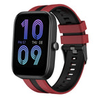 For Amazfit Bip3 Pro / Red+Black