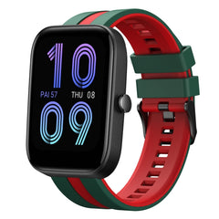 20mm Two-Color Sports Silicone Watch Band, For Amazfit Bip3 Pro