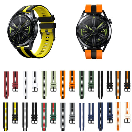 20mm Two-Color Sports Silicone Watch Band, For Amazfit GTS 4
