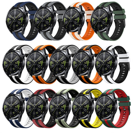 20mm Two-Color Sports Silicone Watch Band, For Amazfit Bip3