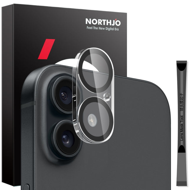 NORTHJO Camera Lens Protector 3D Night Shot Tempered Glass Film, For iPhone 17e / 16e, For iPhone 17 Pro Max, For iPhone 17 Pro, For iPhone 17, For iPhone Air, For iPhone 16 Pro / 16 Pro Max, For iPhone 16 / 16 Plus, For iPhone 15 Pro / 15 Pro Max     ...
