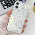 For iPhone 16 Plus / White Feather Yarn