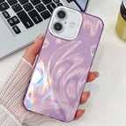 For iPhone 16 Plus / Purple Feather Yarn