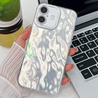 For iPhone 16 Plus / White Wrinkles