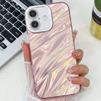 For iPhone 14 / Pink Water Ripples