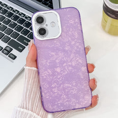 Plating Glitter Texture TPU Phone Case with Lens Film, For iPhone 14